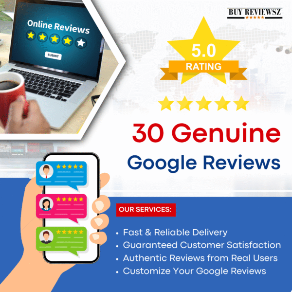 30 Google Reviews
